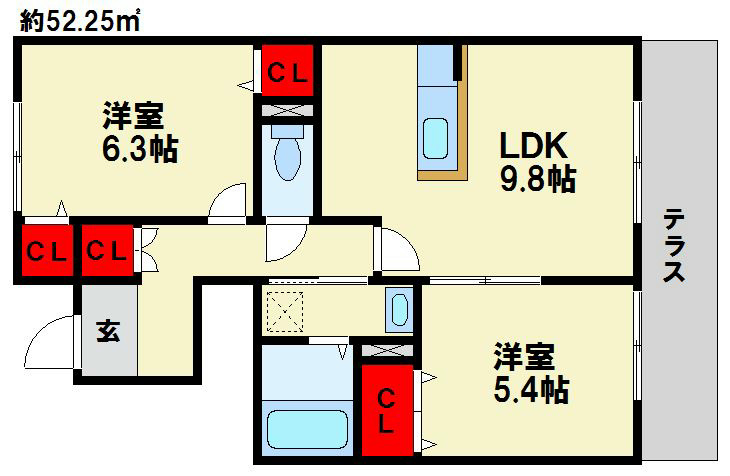 スペランツァ 間取図