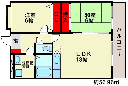 ウエストビレッジ21 間取図