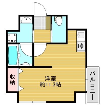 AXIS平尾1番館 間取り