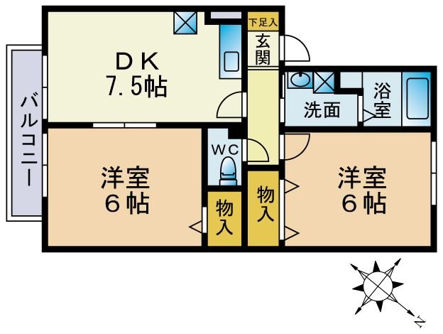 サンクアンセスタ 間取り
