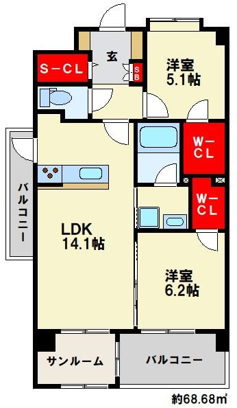 ａｍ・ｐａｒｋ(アム・パルク) 間取り　※現状優先