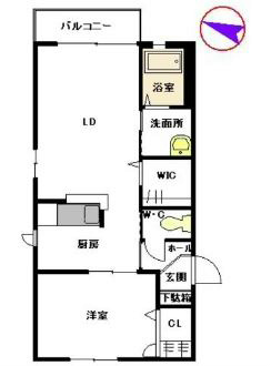 シャーメゾン那珂 間取りです。