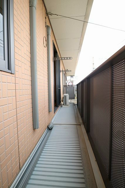 シャーメゾン那珂 バルコニーです。