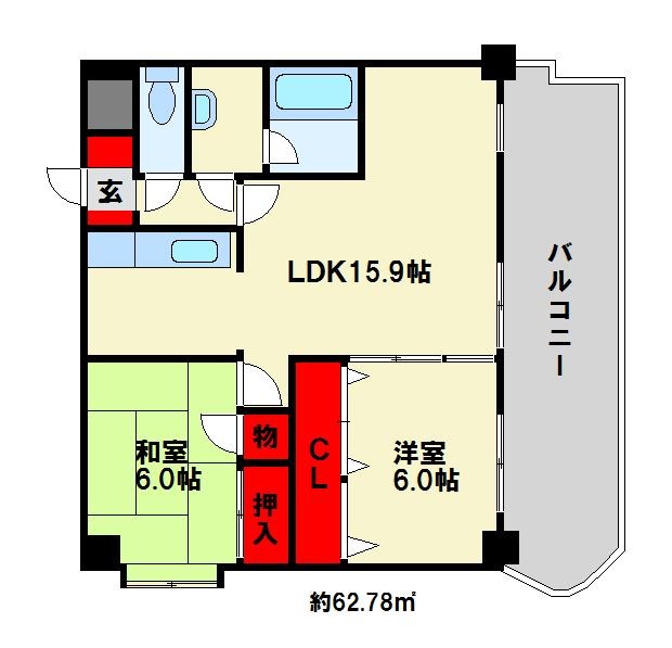 サンシティ南ヶ丘21 間取り