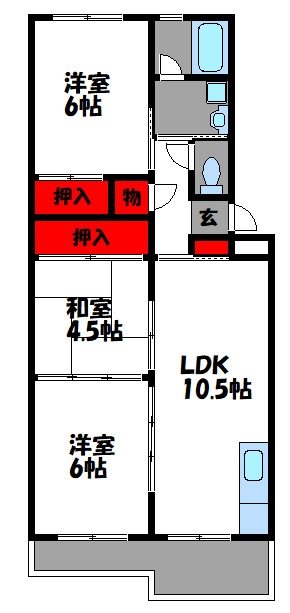 アベニュー88 間取り