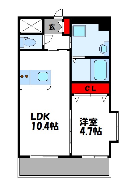 ニューガイア博多東 間取現況優先