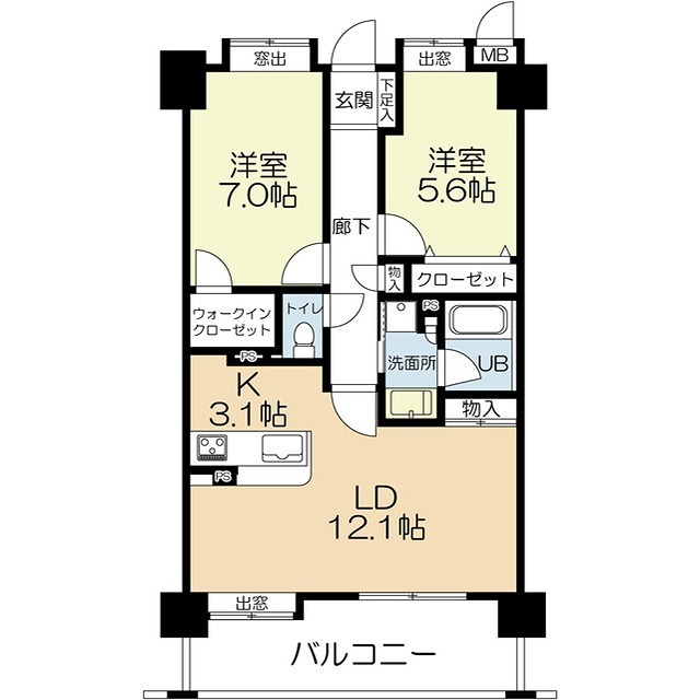 アプリークス百道浜 間取り