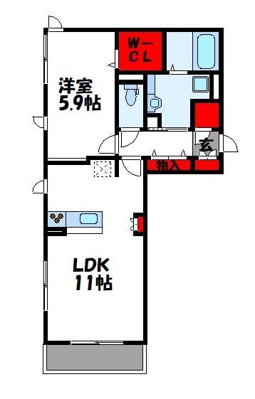 サンフィットハイツ十一号館 粕屋町でのお部屋探しは、トーマスリビング粕屋店へご相談下さい