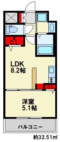 エヌ・クレシア 間取り図
