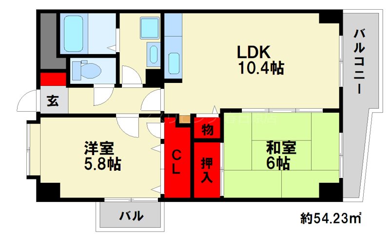 ソシアつつじヶ丘 間取り