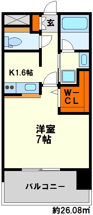 エンクレストGRAN博多駅前 間取り図です