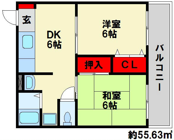 パークロード日の出 間取図