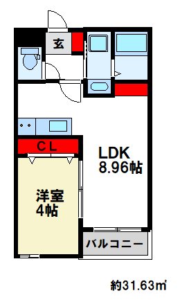 Hale　Lea　桜並木（ハレレア） 間取り
