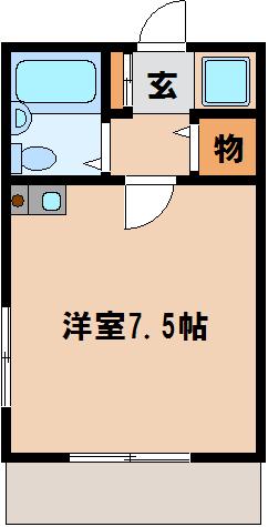 グローリー大野城 間取り　※現状優先