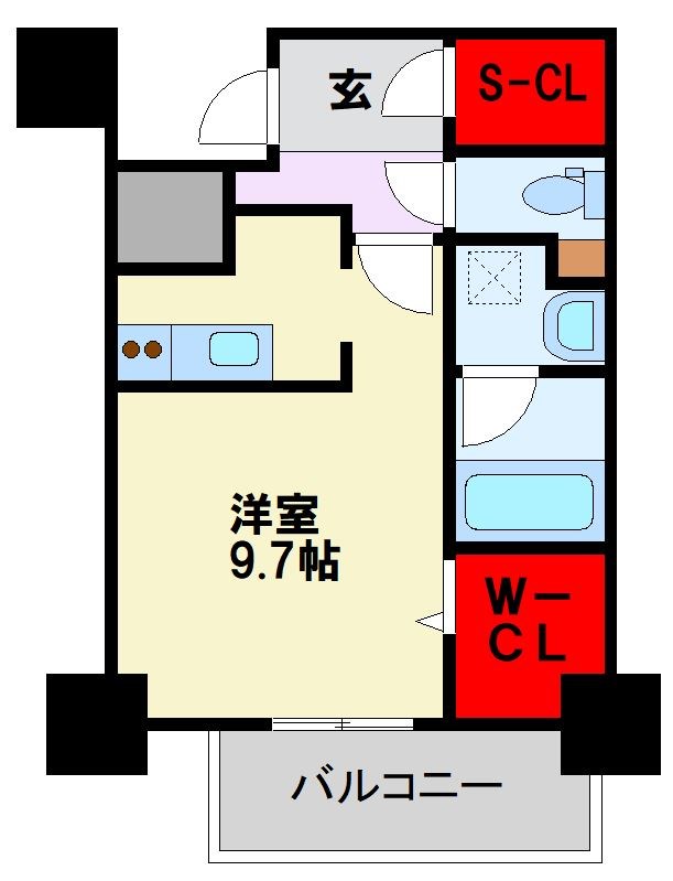 ウェルブライト博多ステーション 間取り