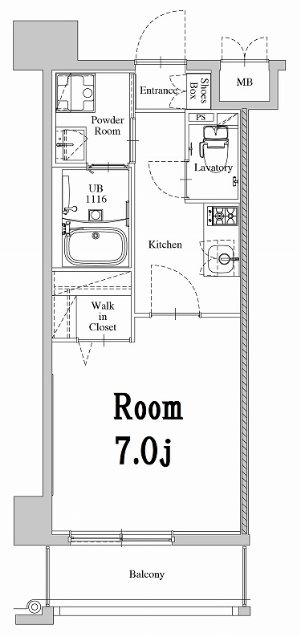 エンクレスト天神WEST 間取り