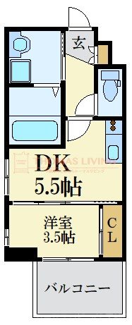 ヴィラージュ天神 間取り