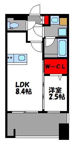 グランフォーレプライム六本松Ⅱ 間取り