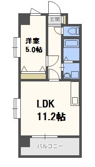 グランフォーレ西新 間取り