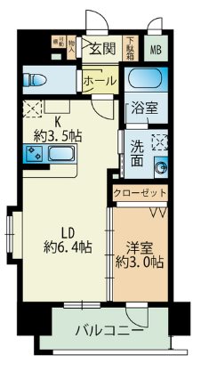 サニークレスト須崎町 間取図です