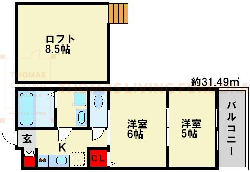 アメニティ大野城  間取図