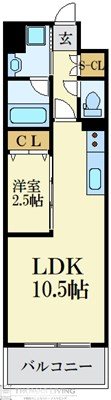 福岡県福岡市博多区銀天町２丁目2-21 間取り