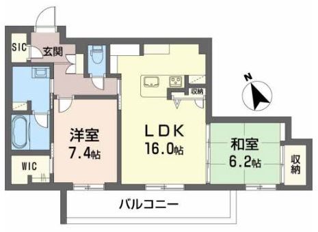 GRAN BLEU DE SASAOKA 間取り
