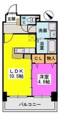 ル・セレクト山王 間取り図です