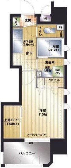 アクタス天神アネックスⅡ 間取り