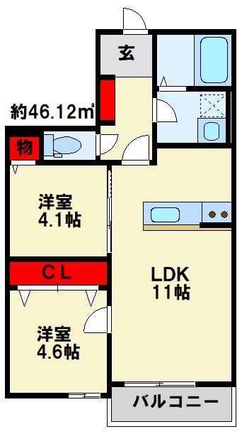 ヴェルジュ博多レジデンシャルスイート 間取り