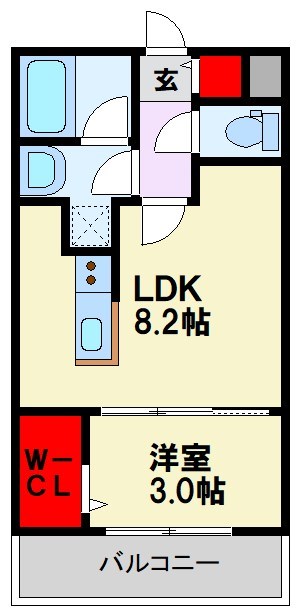 アトリオフラッツ高宮 間取り