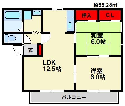 カーサ136 間取り　※現状優先