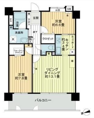 アンピール西新 間取り
