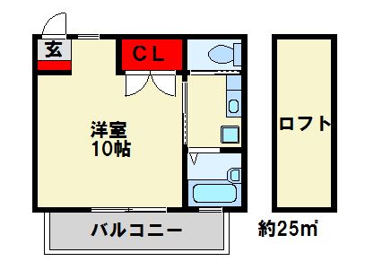 サンティール春日公園 間取図　※現状優先