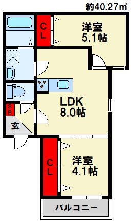 Hale Lea 笹原 間取り