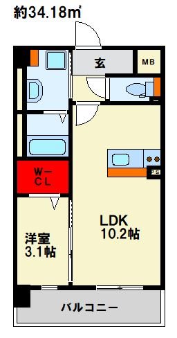 福岡県福岡市南区向野１丁目 間取り　※現状優先