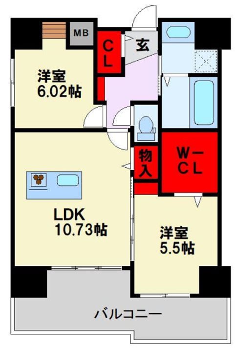 プレジデンス　ざ・荒江 間取り
