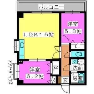ジェネシス竹下 間取り
