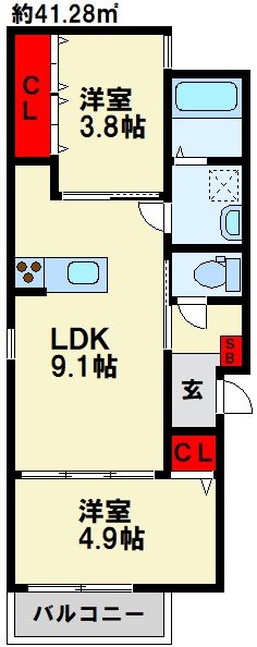 Hale Lea 笹原 間取り
