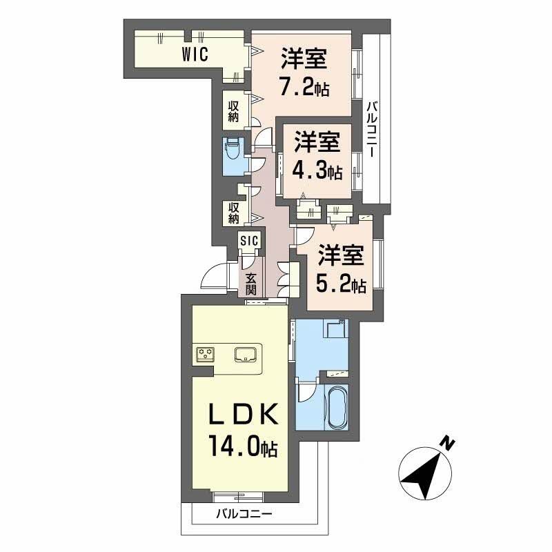 イルマーレ大野城 間取り