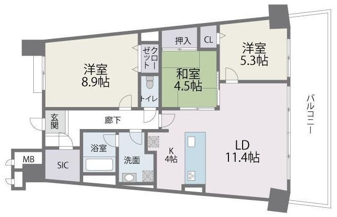 福岡県福岡市東区香椎照葉３丁目 間取り