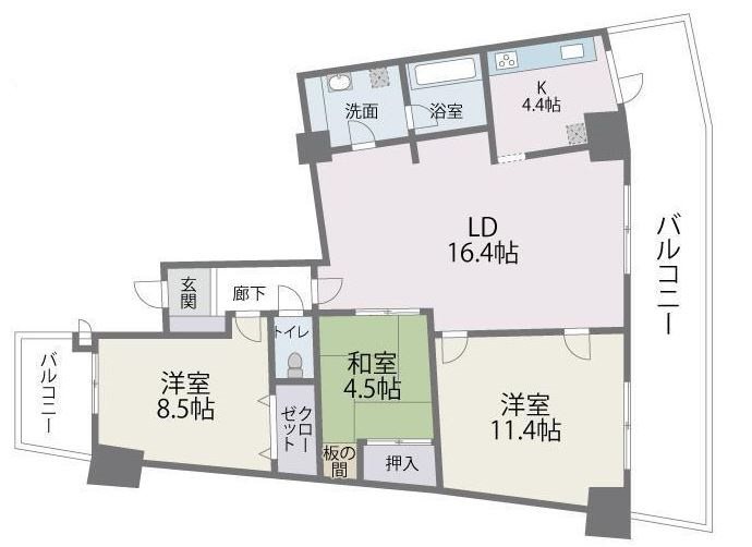 福岡県福岡市東区香椎照葉３丁目 間取り