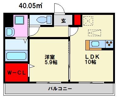 エミナール野間 間取図　※現状優先