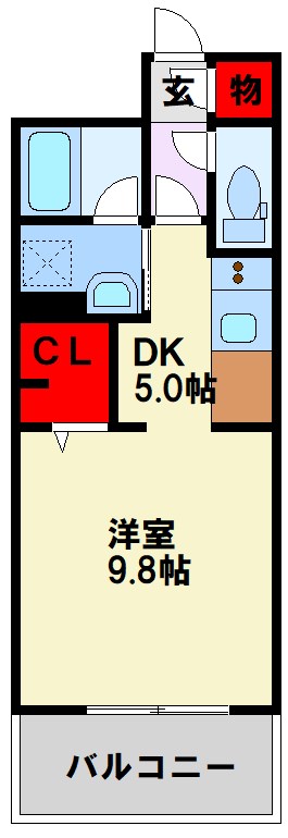 ウェルブライト博多ステーション 間取り