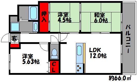 サンマリノ三苫 間取り