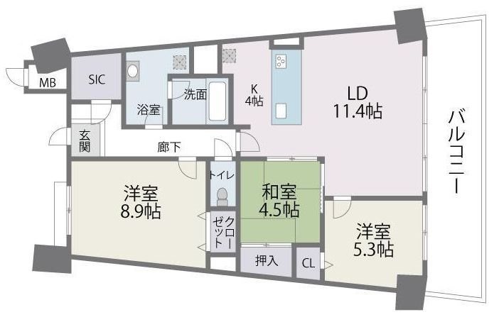 福岡県福岡市東区香椎照葉３丁目 間取り