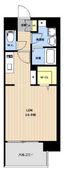 LIBTH東比恵 間取図です