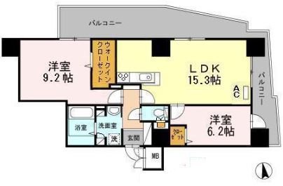 アムシュトラーセ 間取図