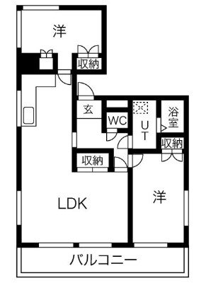 WEST HILLS TENJIN 間取り