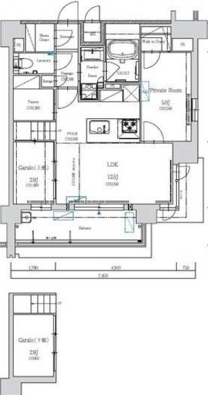 CIDNAL　THE　PLACE 間取り